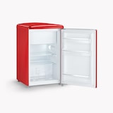 thumbnail of Severin, RKS 8830, frigo tavolo retrò, capacità netta:108 litri, rosso.
