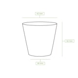 thumbnail of BIOZOYG 1000 Stück Espressobecher 100ml / 4oz Einwegbecher Pappbecher weiß mit Bedruckung, kompostierbar nachhaltig Partybecher Trinkbecher Biobecher