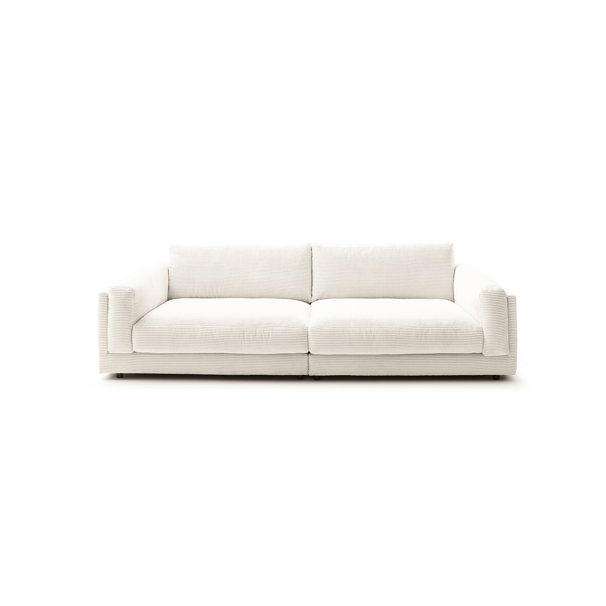 KAWOLA Big Sofa RAINA Cord cremeweiß