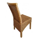 thumbnail of Esszimmer Stühle Set 2 Stück Rattanstühle Esstisch Stühle Perth braun Korbstühle : ohne Sitzkissen