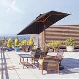 thumbnail of Outsunny Ombrellone da Giardino Inclinabile 2x1.5m 6 Stecche e Palo