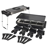 thumbnail of Tarrington House Griglia per Raclette RG1482CH, acciaio inox/pietra/alluminio, 47.4 x 37.1 x 30.6 cm, con termostato, padelle antiaderenti