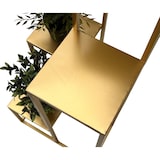 thumbnail of DanDiBo Blumentreppe Metall Gold 82 cm Pflanzentreppe Blumenständer 96505 Blumensäule Modern Pflanzenständer Blumenhocker