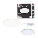 thumbnail of Paulmann VariFit Panneau encastré LED Veluna IP44 rond 185mm  17,5W 1500lm 4000K Satiné 92392