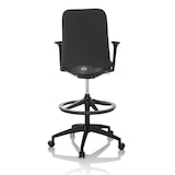 thumbnail of Sedia da lavoro / Sedia da banco NESTORA WORK tessuto nero hjh OFFICE