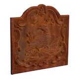 thumbnail of Biscottini Piastra in ghisa 47x2,5x46 cm - Lastra per caminetto con stemma per camino - Griglia in ghisa