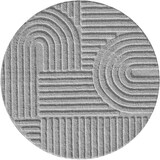 thumbnail of Carpetsale24 Teppich Rund 160 cm Grau, Hochflor Wohnzimmer Teppich, Weich & Flauschig, Skandinavisch Boho Stil, Langflor Shaggy, Pflegeleicht