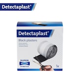 thumbnail of Detectaplast Pflaster Heavy Duty Schwarz Textil 6 cm x 5 m
