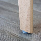 thumbnail of Besucherstuhl / Dining Stuhl SCANDI TED Stoff weiß hjh LIVING