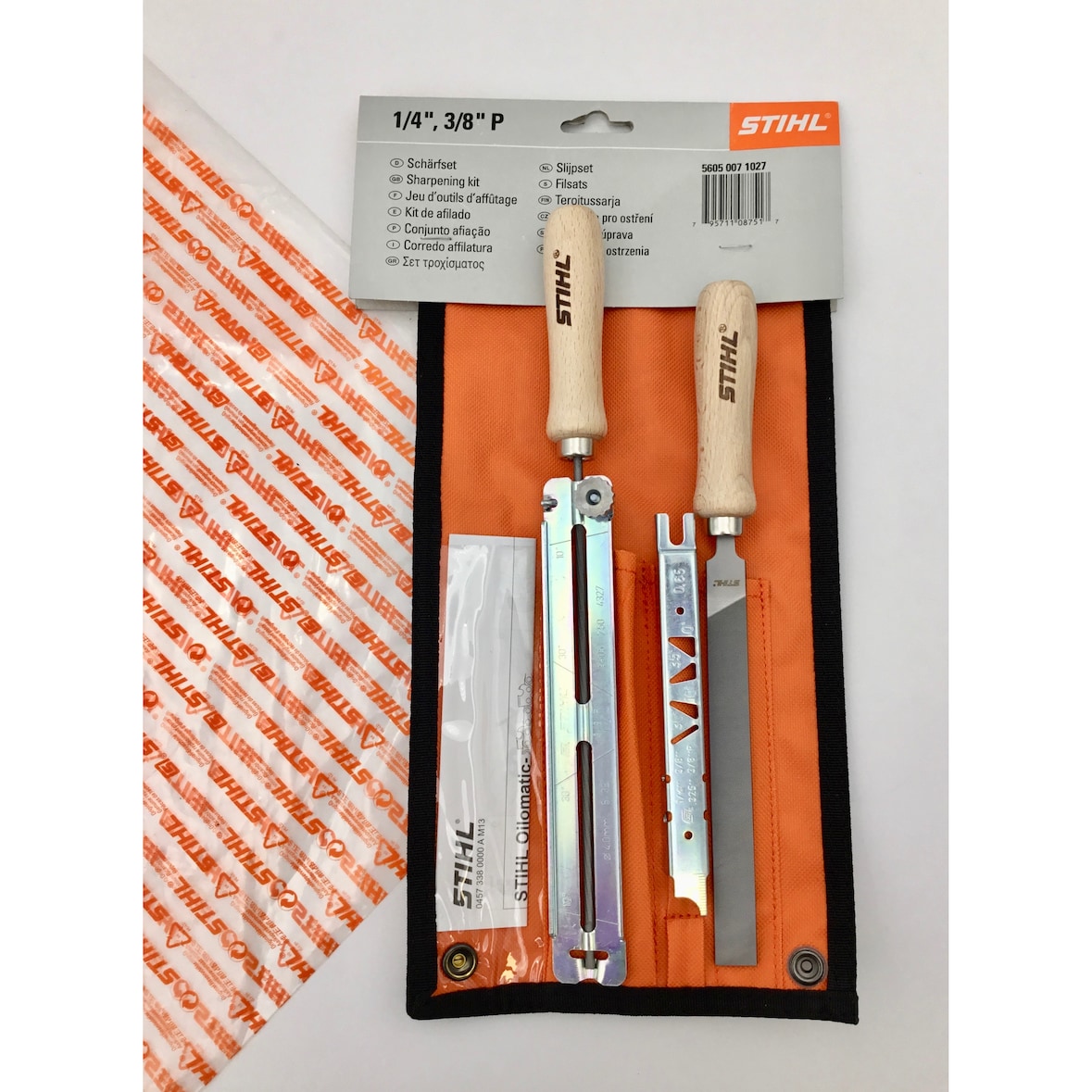 STIHL Schärfset für 1/4" , 3/8"P Sägeketten - Feilen 56050071027