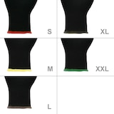 thumbnail of ECD Germany 1 Paar Arbeitshandschuhe PU-Beschichtet Größe 10-XL Schwarz Atmungsaktiv Rutschfest Robust Montagehandschuhe