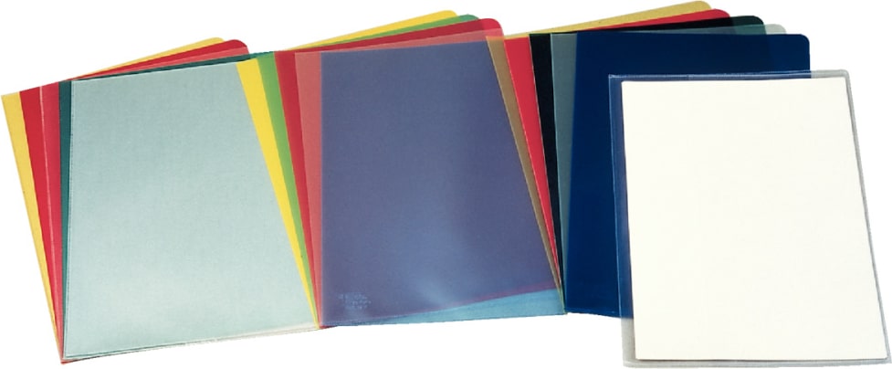 Dossier uñero Esselte (Caja de 100). PVC. 140 micras. Mod. 30Q. Folio, transparente