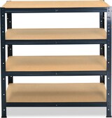 thumbnail of shelfplaza HOME 100x100x50 cm Schwerlastregal in anthrazit mit 4 Böden und 175 kg Traglast pro Boden