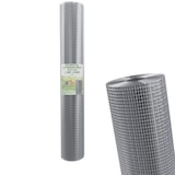 thumbnail of Rete Metallica Zincata Elettrosaldata Per Recinzione Reti Animali Piccoli Pollame Pollaio Piante Coniglio H 90 Cm Maglia Da 6.3 Mm Lunghezza 15 M