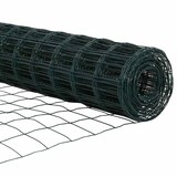 thumbnail of vidaXL Zaun mit Pfosten Grün 0,6 x 25 m Stahl und PVC