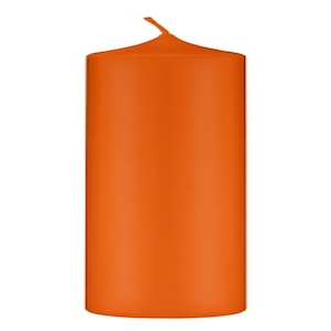 Kopschitz Kerzen Altarkerzen, Kaminkerzen Karotte Dunkel-Orange 300 x Ø 70 mm, 4 Stück, Kerzen mit Dornbohrung in RAL Kerzengüte Qualität