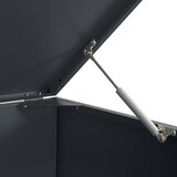 thumbnail of Mülltonnenbox GORILO für 3 Tonnen Anthrazit 207x79x117 cm Stahl | Mülltonnenverkleidung 3er Mülltonnenhaus