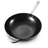 thumbnail of BE living Wok Pan RVS - Ø 32 cm - Keramisch - Inductie - PFAS Vrij Anti Aanbak - Bakpan - Essential Series