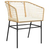 thumbnail of vidaXL 9-tlg. Garten-Essgruppe mit Kissen Braun Poly Rattan Glas