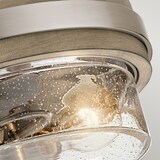 thumbnail of Lampada A Soffitto Contemporanea Grand Bank Acciaio Grigio Antico Vetro 2 Luci E27