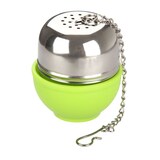 thumbnail of Boule à thé en acier inoxydable avec support Fackelmann