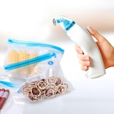 thumbnail of Conservair - Machine Sous Vide Portable - 12,5w - Alimenté Par Batterie - Stockage Hygiénique - Blanc Et Bleu