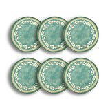thumbnail of Novastyl - Lot 6 assiettes plates capria 28cm en faience vert