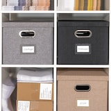 thumbnail of Aufbewahrungsbox für Hängeregister passend für Kallax, HMF 250473, DIN A4 Format, Schwarz