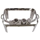 thumbnail of Edelstahl Speisenwärmer Runder Sossen Warmhaltebehälter Chafing Dish 2x 4,5 Liter