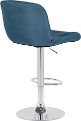 thumbnail of Barhocker Solon Chrom blau/Stoff