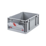 thumbnail of PROREGAL Eurobox NextGen Insight Cover | HxBxT 17x30x40 | 16 Liter | Niedrig/Rot | Eurobehälter, Transportbox, Transportbehälter, Stapelbehälter