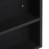 thumbnail of Spiegelschrank Bad Hängeschrank 46x14x58 cm Schwarz mit Spiegeltür 3 Fächern Edelstahl wasserfest lackiert wandmontiert