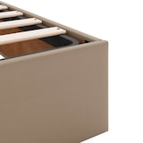 thumbnail of vidaXL Ottoman-Bett ohne Matratze Cappucino 100x200cm Kunstleder