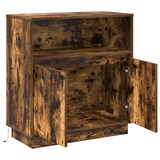 thumbnail of vidaXL LED-Sideboard Räuchereiche 71x34,5x75 cm Holzwerkstoff