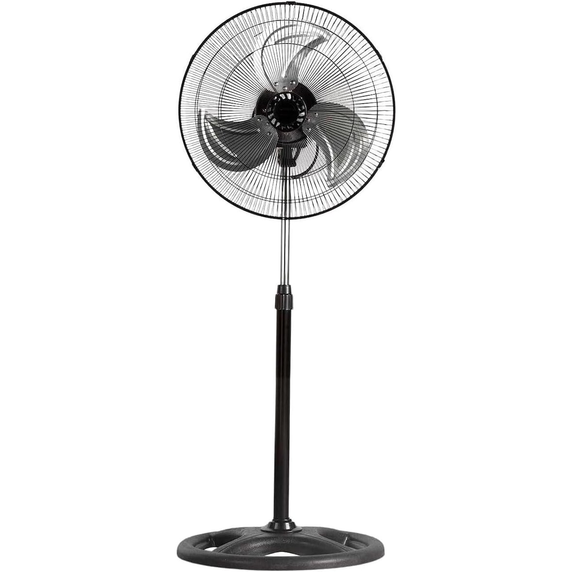 Ventilador de pie pedestal 18 pulgadas aspa metálico giratorio 3 velocidades silencioso