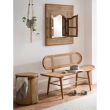 thumbnail of SIT Möbel Bank groot | Zitting en rugleuning rotan | Onderstel teakhout natuurlijke kleur | B 141 x D 50 x H 81 cm | 05359-01 |Serie RATTAN