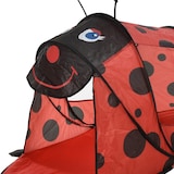 thumbnail of Kinder Pop-Up Strandmuschel Strandzelt Sichtschutz Zelt rot UV 50+