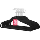 thumbnail of Percha Terciopelo | Color Negro | Antideslizantes y Resistentes | Perchas para Ropa | Diseño Elegante | 20 Unidades |