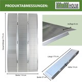 thumbnail of DREIBREIT by TRUTZHOLM Auffahrrampe 2-fach klappbar 175 cm 1650 kg Alu geriffelt Verladerampe massiv