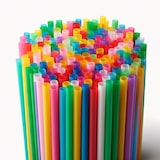 thumbnail of Inoverse 5000 Stück Trinkhalme Plastik, Mehrweg Strohhalme, Plastic Straws, Bunt
