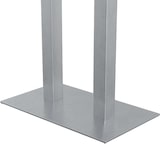 thumbnail of Bistrotisch XL 48 mm | 120x70 cm | Eiche Rustikal | Edelstahl Gestell