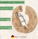 thumbnail of Moritz Skulptur Push and Work 29 x 28 x 6 cm Holz Deko Figur