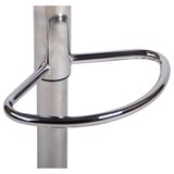 thumbnail of Banco de bar em tecido Dyn V2 marrom/cromo