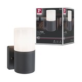 thumbnail of Paulmann Applique d'extérieur Tubs IP44 rond 105x175mmmax. 15W230VGris dépoli Métal#Matière plastique 94649