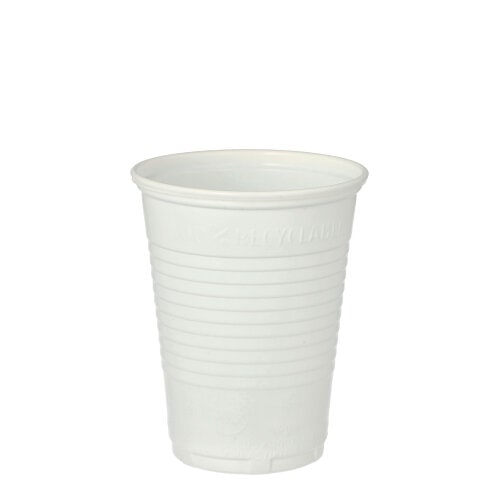 Pro Pac 100 Trinkbecher PP 0,18 l Ø 7 cm · 8,6 cm weiss (96596, 100 Stück)