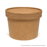 thumbnail of 500x Pappschale Suppe, rund, braun, 250ml