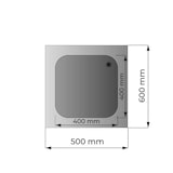 thumbnail of Lavello armadiato in acciaio inox con 1 vasca L500xP600xH850 mm – linea basic