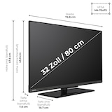 thumbnail of Toshiba 32LV3F63DA Fernseher 32 Zoll Smart TV VIDAA Full HD HDR TV mit Triple-Tuner, LED TV (2026)