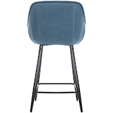 thumbnail of Tabouret de bar Gibson avec Pieds en Métal Bleu/Tissu