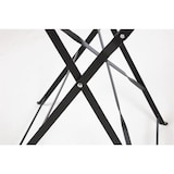 thumbnail of Table de terrasse en acier Bolero noire
